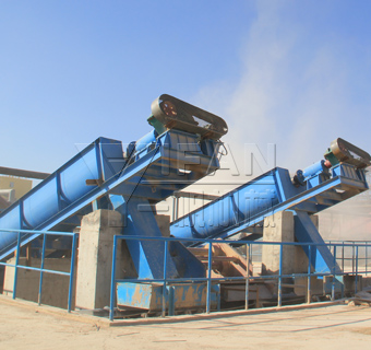 洗砂機(jī)工作現(xiàn)場